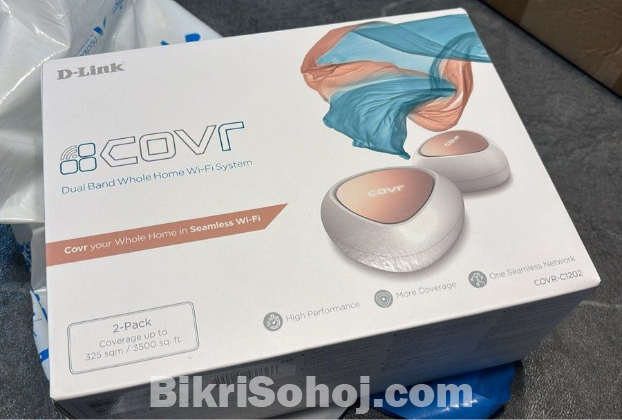 D-Link COVR-C1202 AC1200 Dual-Band Mesh Router (2 Pack)